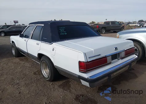 1989 Mercury Grand Marquis Ls from USA, damaged, VIN 2MEBM75F7KX703519
